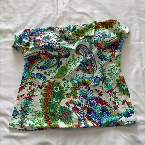 Chaps Multicolor Paisley Blouse